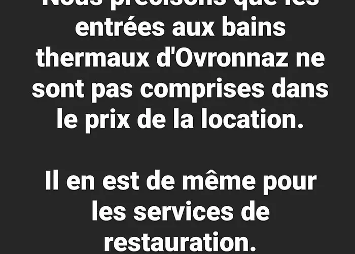 Apartment Renove Situe Dans Les Bains D'ovronnaz, Immeuble Les Sources *